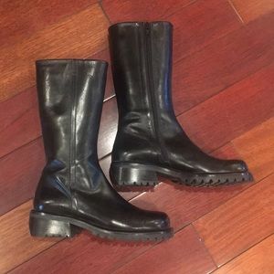 NWT - Black leather Joan & David boots. Never worn
